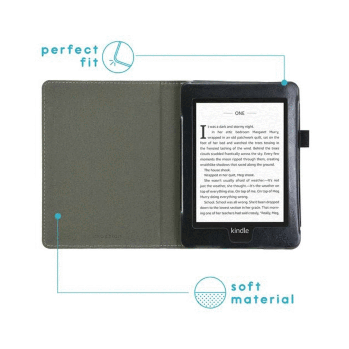Étui Kindle Paperwhite 4 Noir – Liseuse Kindle officielle – Image 3
