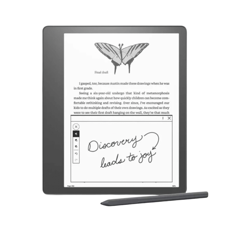Liseuse Kindle Scribe (2022), liseuse kindle pensée pour une lecture confortable, sans lumière bleue agressive.