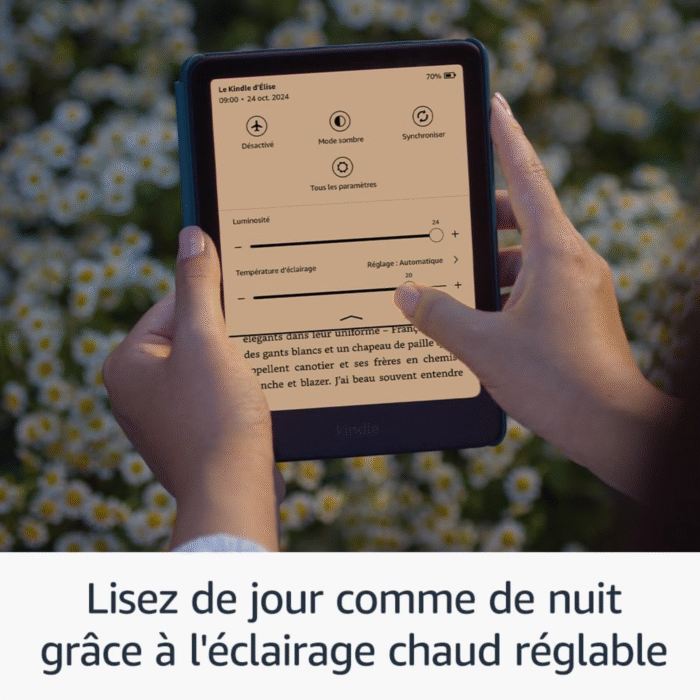 Liseuse Kindle Paperwhite (12e génération 2024) – Liseuse officielle Kindle avec écran 7 pouces haute définition, éclairage ajustable et étanchéité – Image 3