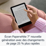 Liseuse Kindle Paperwhite (12e génération 2024) – Liseuse officielle Kindle avec écran 7 pouces haute définition, éclairage ajustable et étanchéité – Image 5