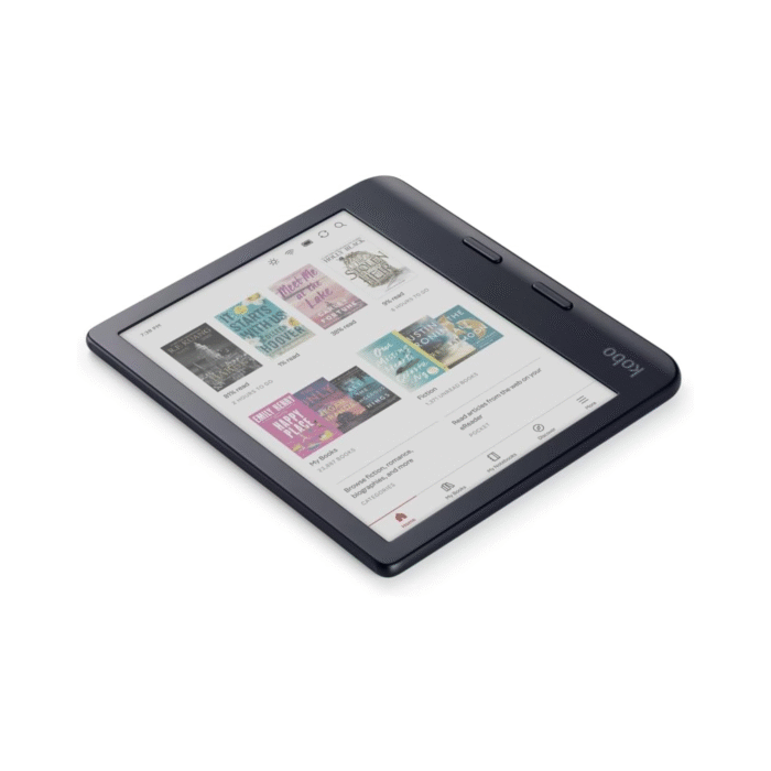 Kobo Libra Colour | Liseuse électronique | Écran E Ink Kaleido 3 couleur anti-reflets 7 pouces | Option mode sombre | Livres audio | Étanche | Noir – Image 5