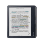 Kobo Libra Colour | Liseuse électronique | Écran E Ink Kaleido 3 couleur anti-reflets 7 pouces | Option mode sombre | Livres audio | Étanche | Noir