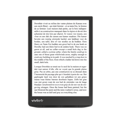 Liseuse VIVLIO InkPad 4 – Liseuse officielle Vivlio grand format avec écran e-ink 7,8 pouces