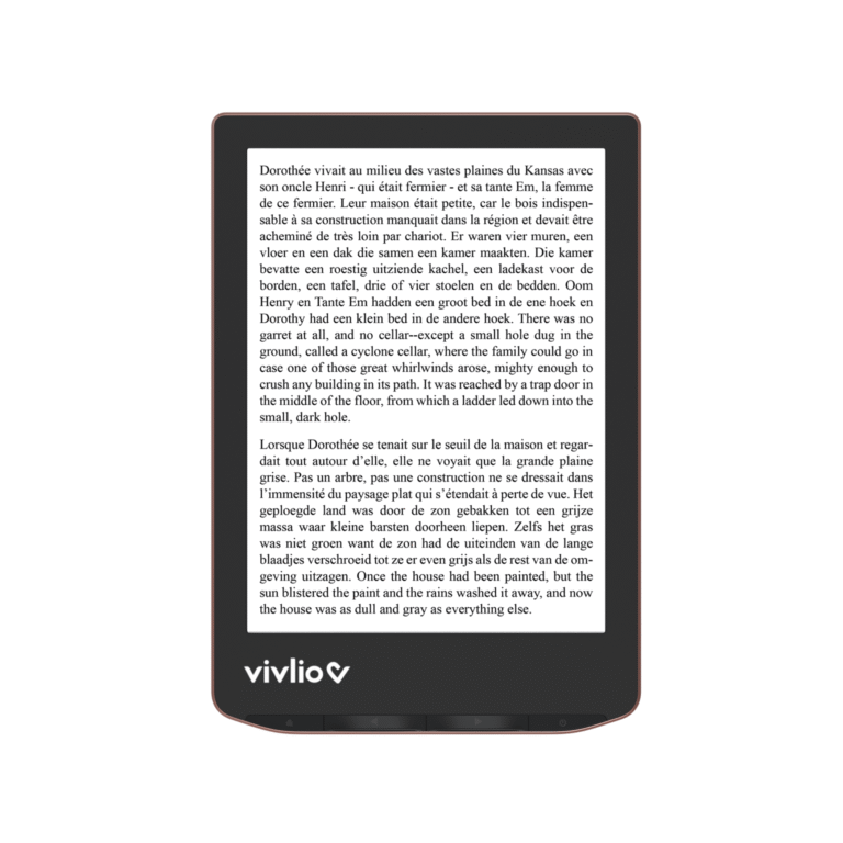 Liseuse Vivlio Light HD – Liseuse officielle Vivlio avec écran e-ink 6 pouces haute définition, étanche et autonomie longue durée